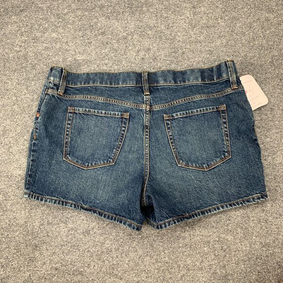 Ingrid & Isabel Maternity Denim Shorts Womens 10 Stretch Side Panels Sculpting - Picture 8 of 10